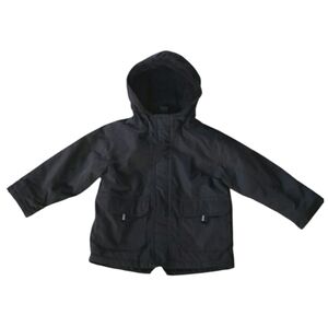 Wonder Nation Boys Black Hooded Coat Size 2T